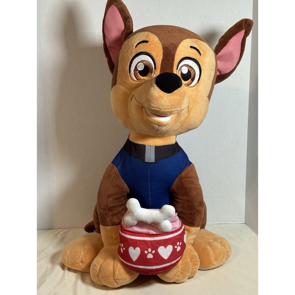 BIG Paw Patrol Chase Nickelodeon 20" Plush Stuffed Animal Police‎ Dog 2021